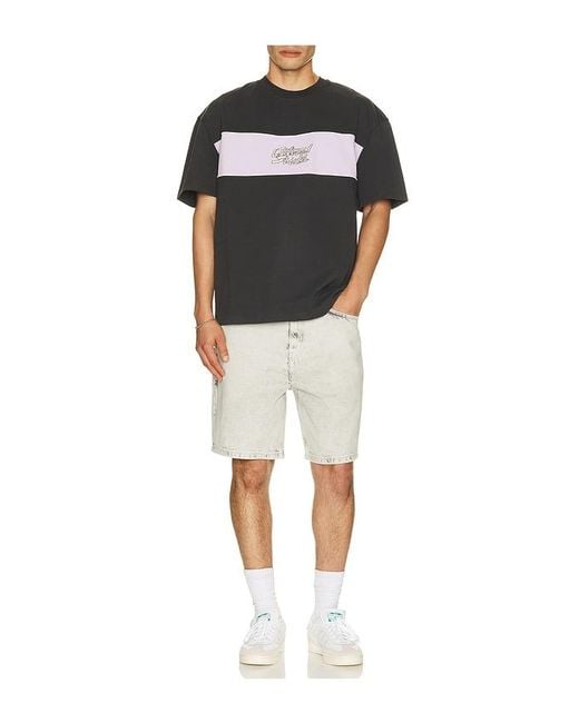 Critical Slide Black Electric Panel Tee for men