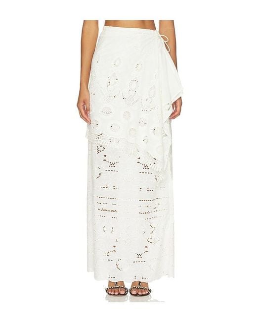 KETTEL ATELIER White Katinka Skirt