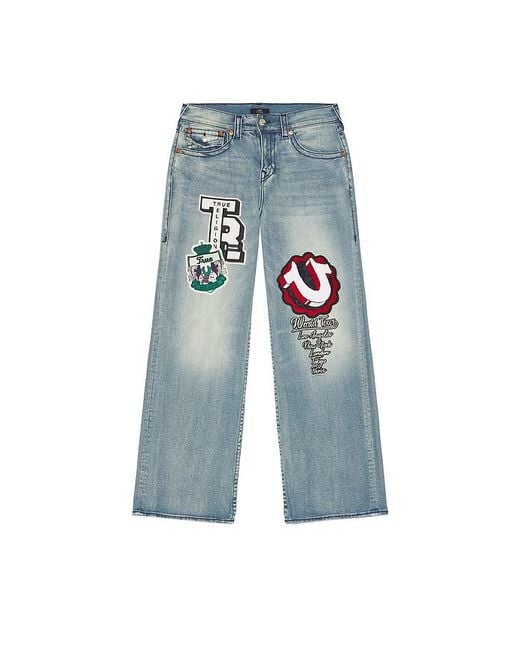 True Religion Blue Patch Vinny Flap Jeans for men
