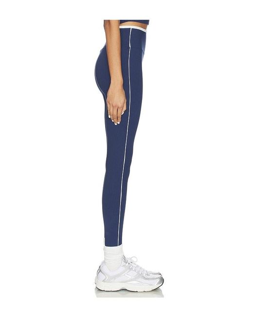 Year Of Ours Blue Ribbed Track Legging