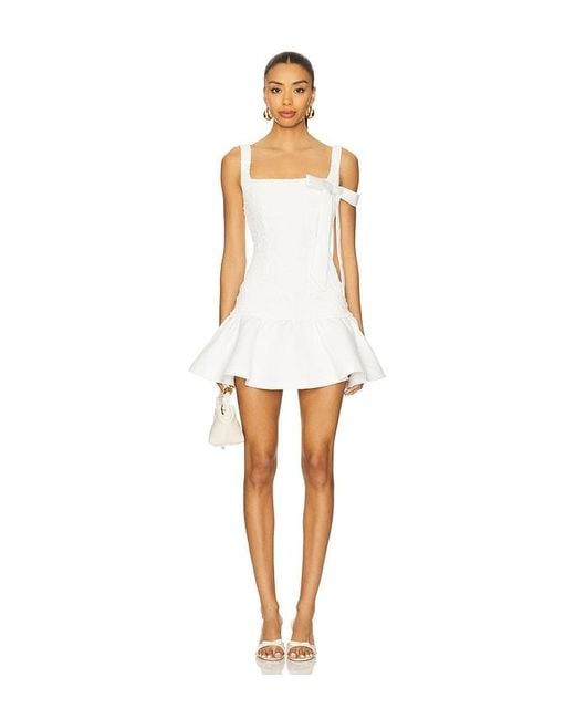 Elliatt White Dandelione Mini Dress