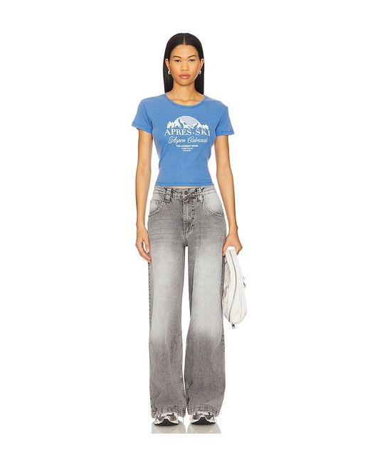 The Laundry Room Blue Apres Ski Colorado Baby Tee