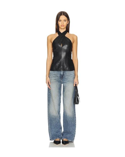 Astr Black Yaritza Top