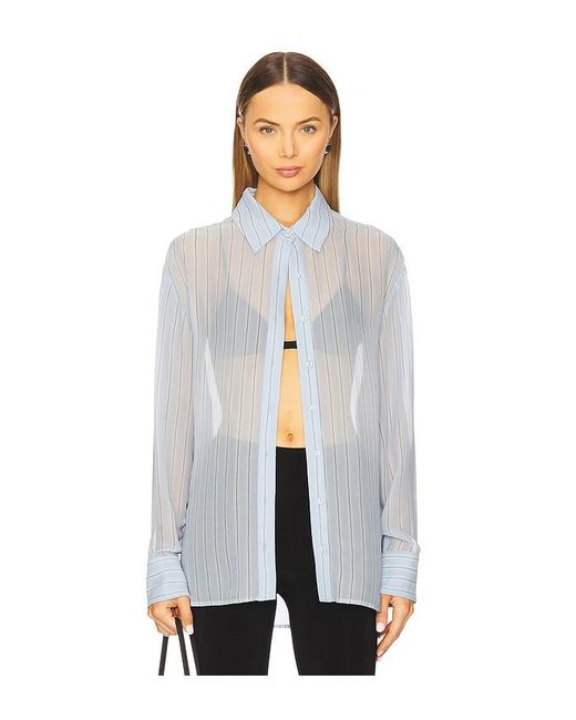 Camisa Anise En Color Bebe Azul Talla En Bec & Bridge de color White