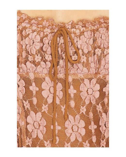 Free People Multicolor Lucinda Lace Midi Dress