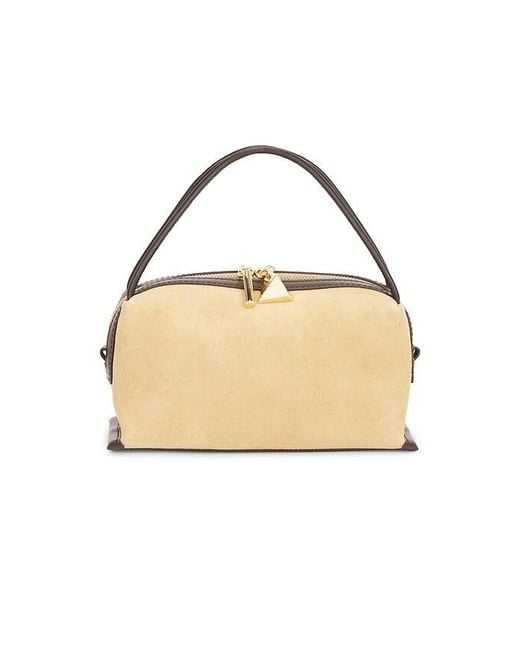 VERAFIED Natural Suede Cafe Mini Bag