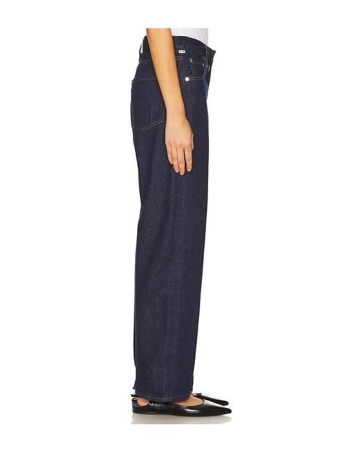Citizens of Humanity Blue Lindz Low Rise Easy Straight Jeans
