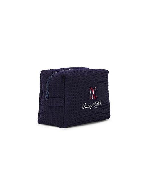 Abode Blue Ski Vacation Waffle Pouch