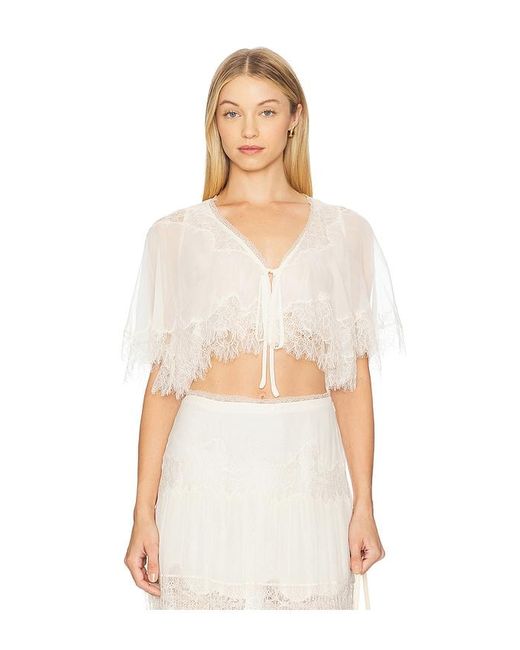 LoveShackFancy White Thessia Top