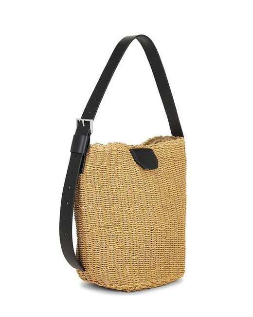 SAC À BANDOULIÈRE EN PAILLE ALBA en Neutral. AllSaints en coloris Multicolor