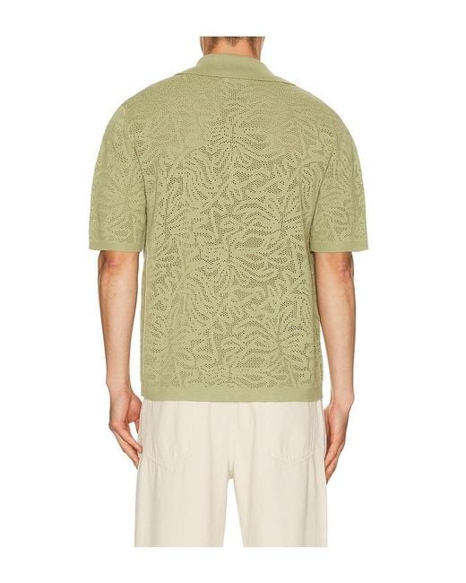 Drole de Monsieur Green Chemise Maille Dentelle for men