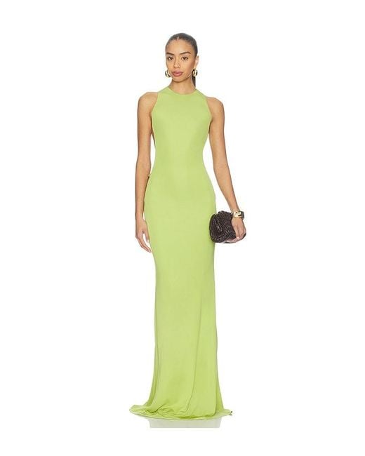 De La Vali White Maha Maxi Dress