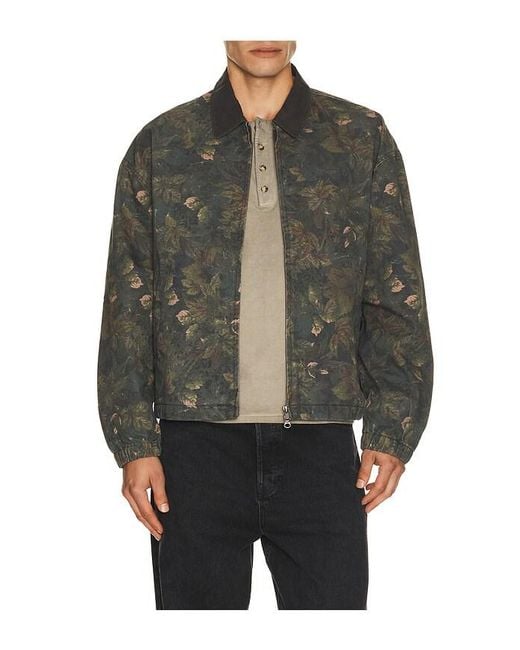 Thisisneverthat Black Denim Blouson Jacket for men