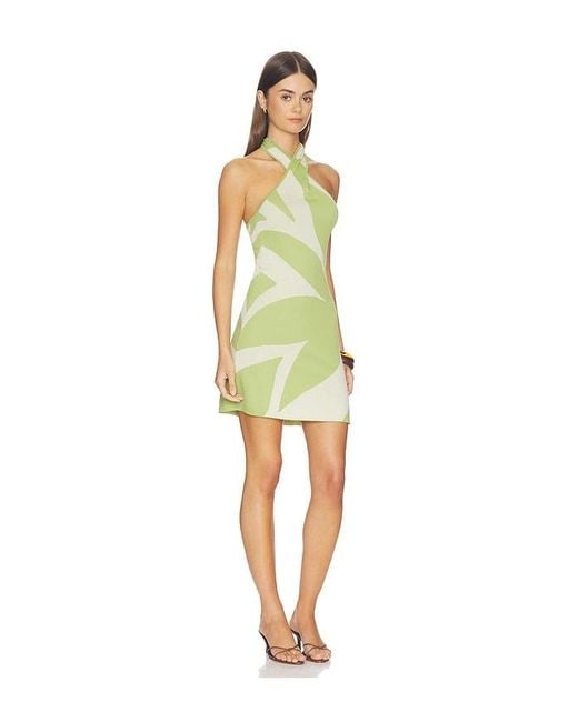 MISA Los Angles Yellow Ishani Dress