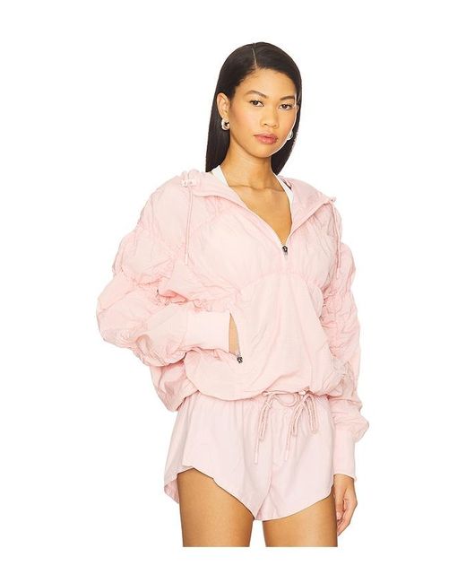 Free People Pink X Fp Movement Light Packer Hike Pullover