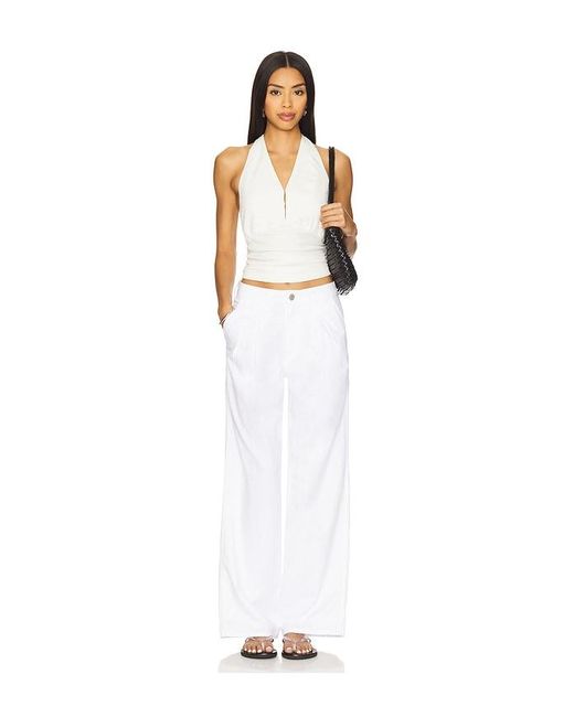 Amo Denim White Sheryl Trouser