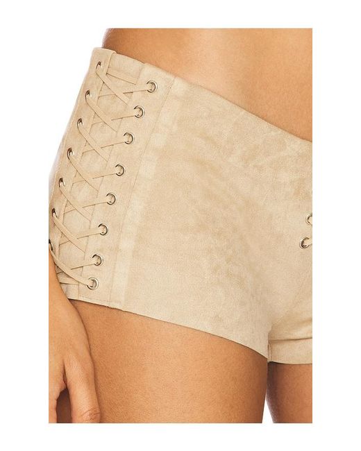 I.AM.GIA White Ramona Suede Short