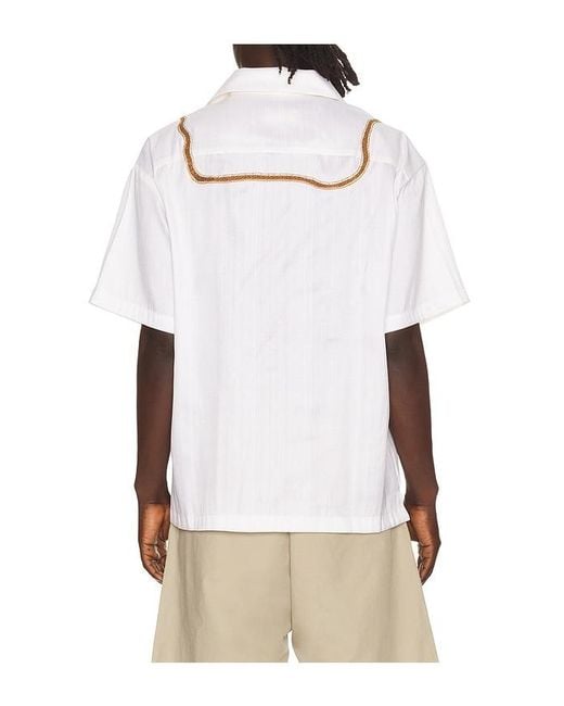 Sanēa Natural Naka Silk Shirt for men