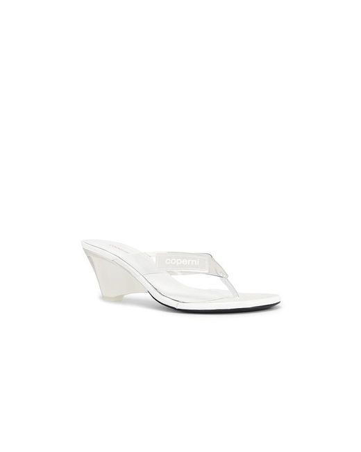 Coperni White Lift Flip Flop Sandal