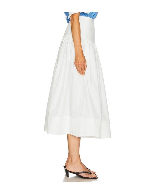 Helsa White Rock Wrap Skirt