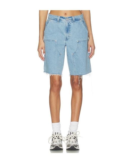 Levi's Blue Baggy Dad Utility Jort