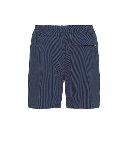 Marine Layer Blue 6 Stretch Swim Trunk for men