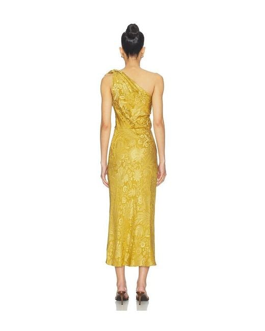 Veronica Beard Yellow Grycen Dress