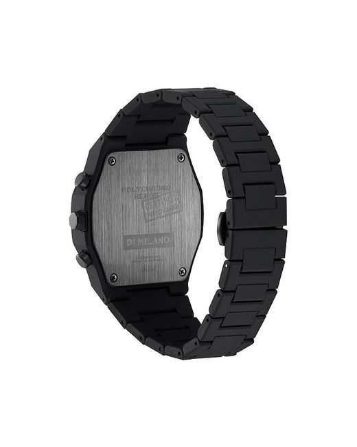 D1 Milano Black Polychrono 40.5Mm Watch for men