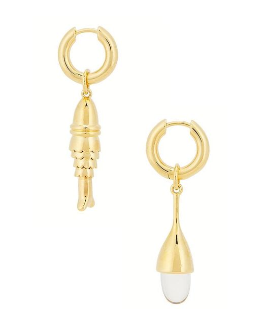Eliou White Costa Earrings