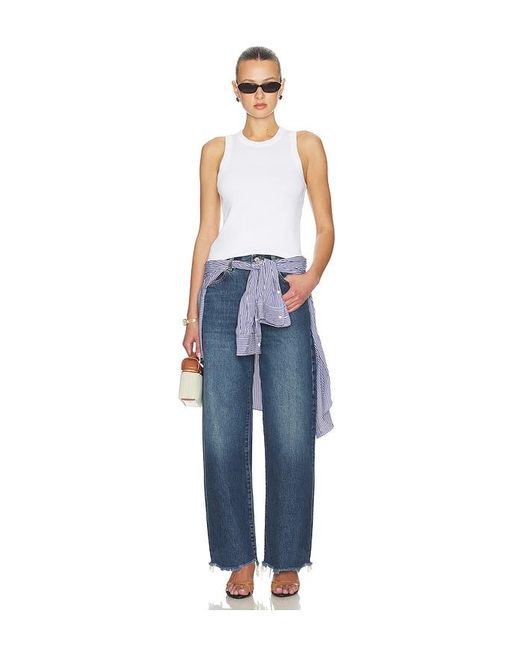 FRAME Blue The Bow Jeans
