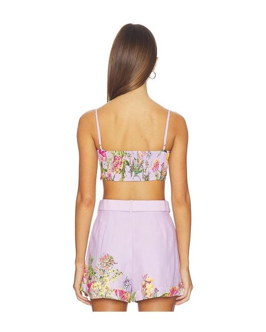 Hemant & Nandita White Bandeau Top