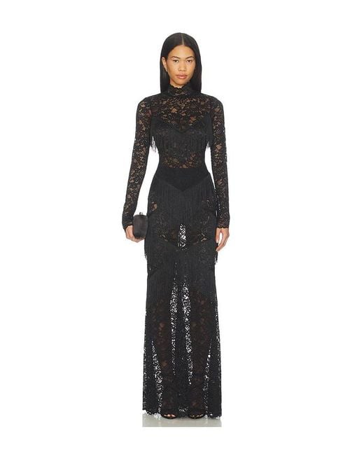 Katie May Black Tabby Gown
