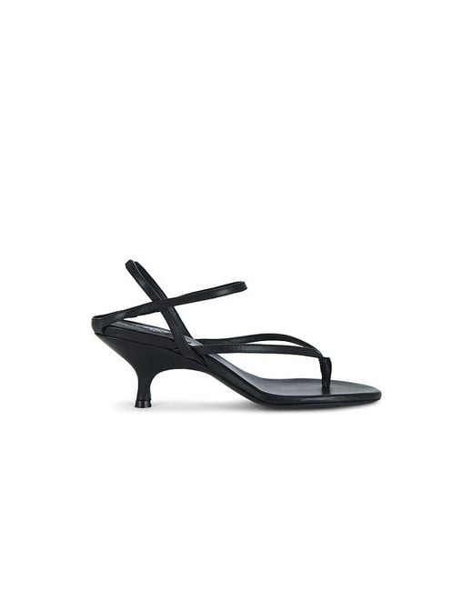 Gia Borghini Black X The Grandquist The Thong Sandal