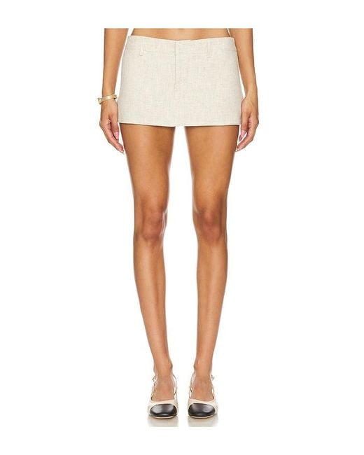 Lioness White Rhode Mini Skirt
