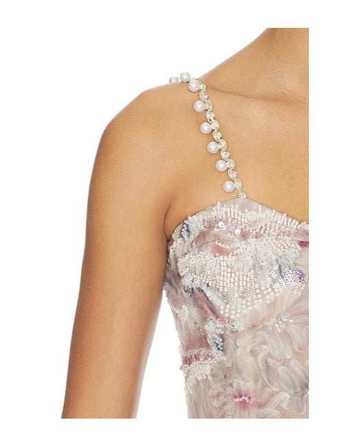 Bronx and Banco White Eve Dahlia Maxi Dress With Straps