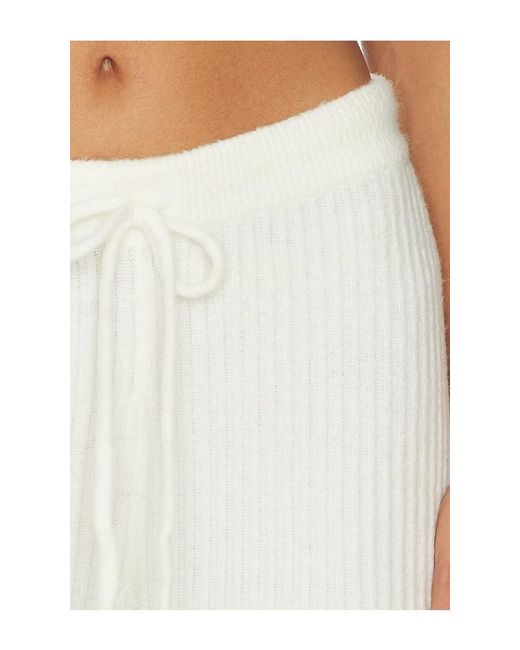 Bobi White Wide Leg Pant