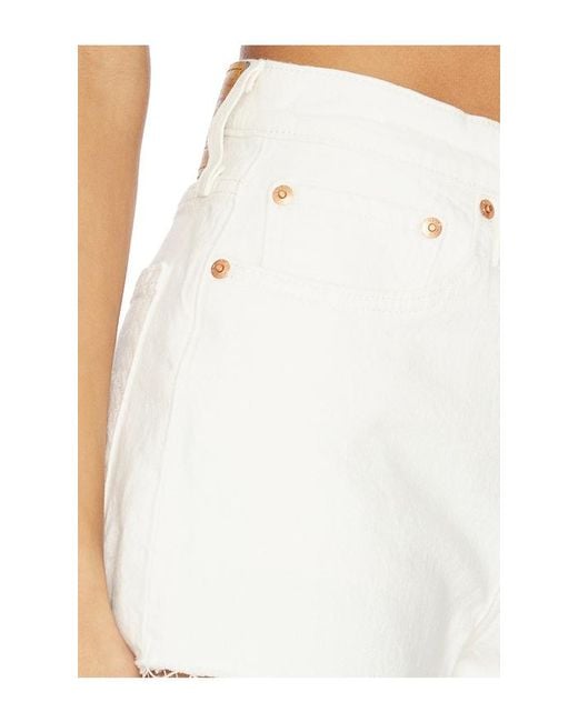 Levi's White 501 Original Short