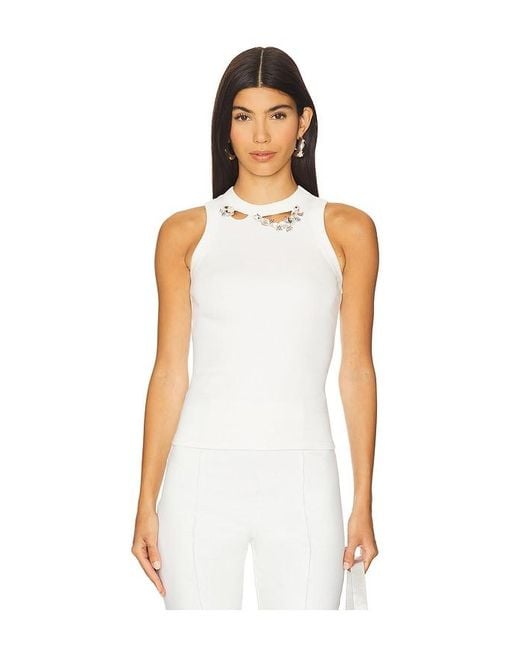 TOP en Ivory Area en coloris White