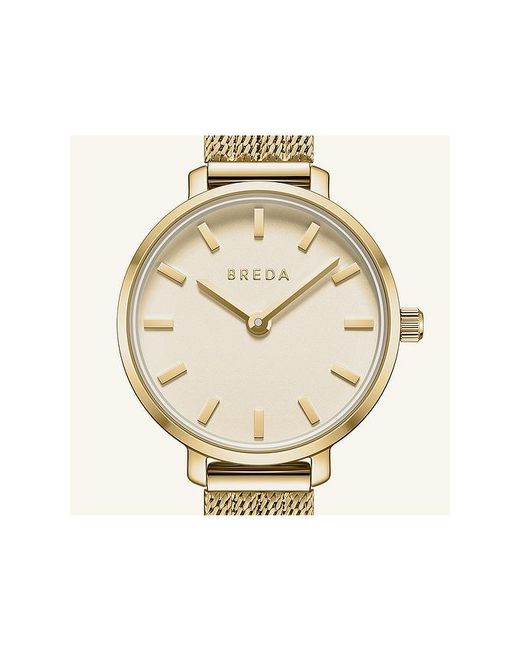 Breda Metallic Beverly Mesh Watch