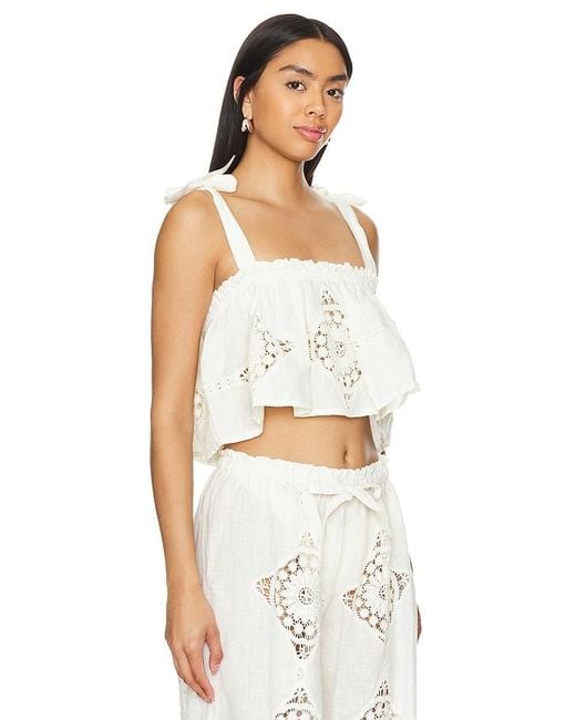 Tularosa White Olivia Top