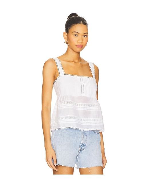 Rag & Bone White Viviana Tank Top