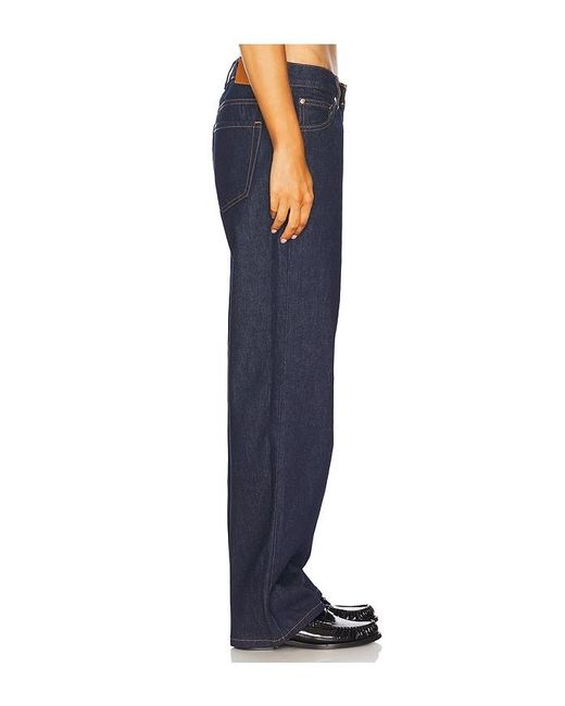 EB DENIM Blue Low Rise Baggy Jeans