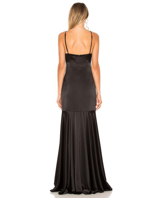 jill jill stuart black gown