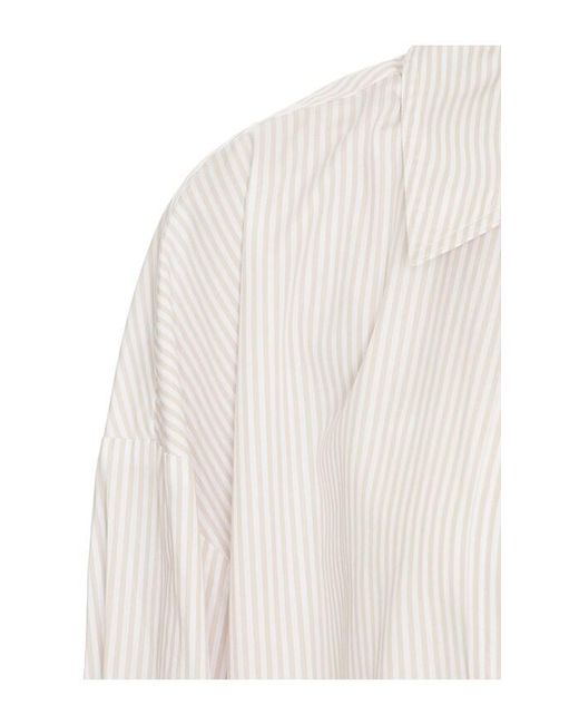 WAO White Poplin Button Up