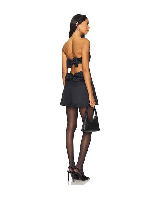 MAJORELLE Black X Emily Gemma Kelsey Mini Dress