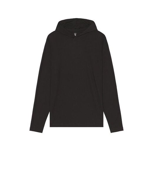vuori Black Strato Tech Hoodie for men