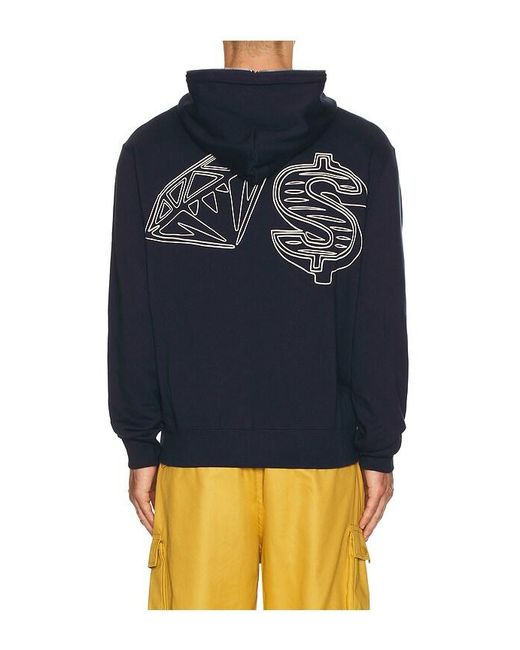 BBCICECREAM Blue Karat Hoodie for men