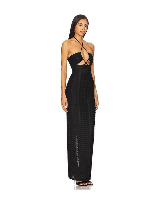 Michael Costello Black X Revolve Ingrid Maxi Dress