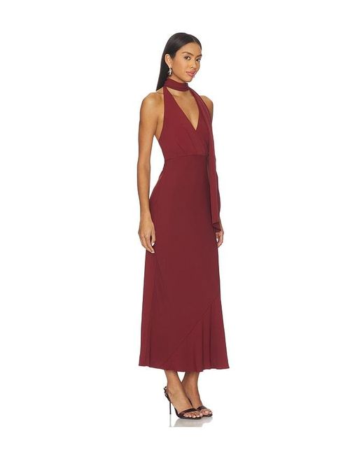 Astr Red Hilaire Dress