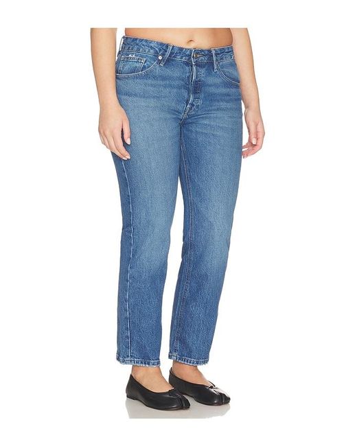 GOOD AMERICAN Blue Good Vintage Ankle Jeans